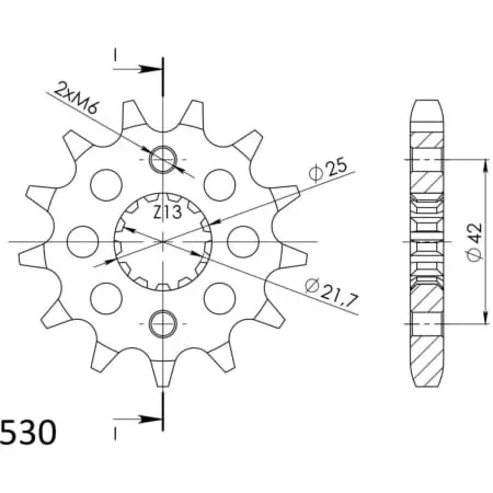 Pignon Supersprox PSBCst-513:14 50-35021-14 51114 28400-14