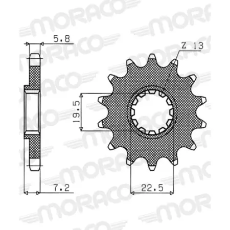 Pignon Supersprox PSB50-32014-14 Jtf434.14