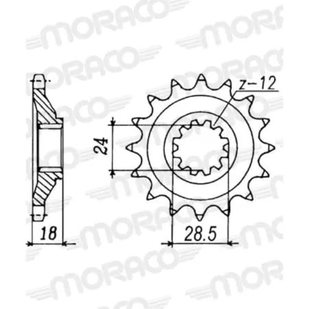 Pignon Supersprox 50-30006-15 Jtf523.15
