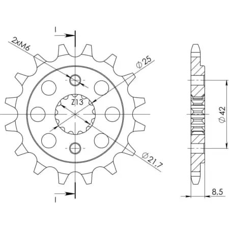 Pignon Supersprox PSBCst-512:15 50-32002-15 33315 Jtf512.15