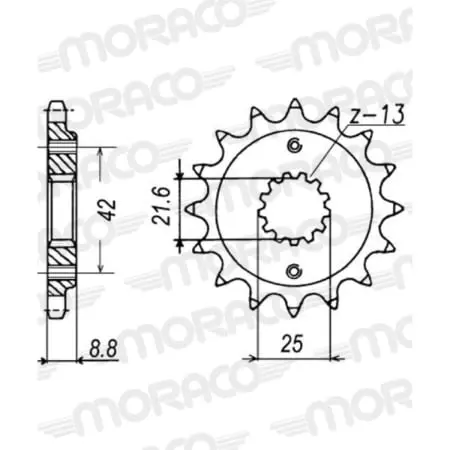 Pignon Supersprox 50-32070-13