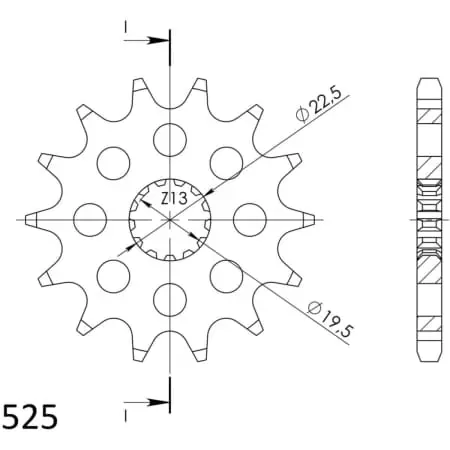 Pignon Supersprox PSBCst433-14 50-29011-14 40314