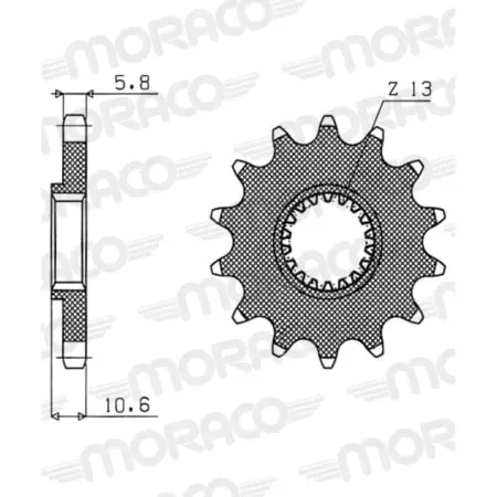 Pignon Supersprox PSB50-32095-12 (50-32070-12) Jtf1503.12