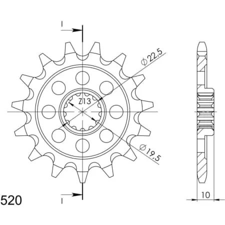 Pignon Supersprox PSBCst-432:15 50-32032-15 32315 Jtf432.15Sc