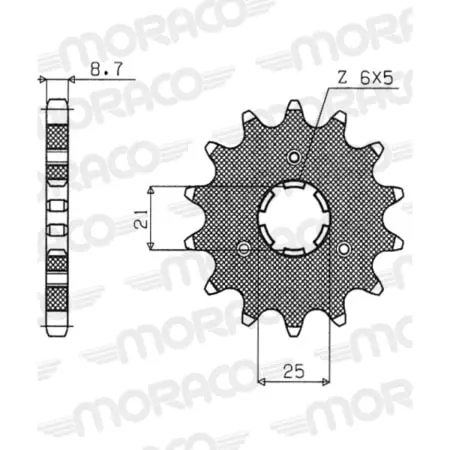 Pignon Supersprox 50-35001-17 Jtf567.17