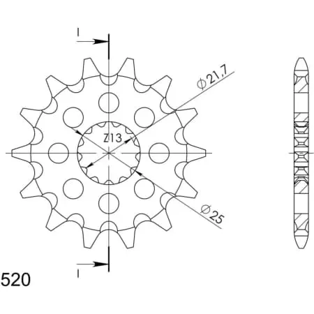 Pignon Supersprox PSBCst-565:14 50-32006-14 32514 27500+14