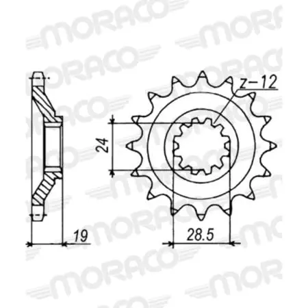Pignon Supersprox PSB50-30010-15 Jtf526.15
