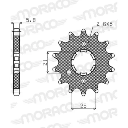 Pignon Supersprox PSB50-32016-12 Cst-569:12 Jtf569.12