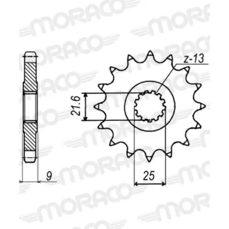 Pignon Supersprox 50-15020-19 Jtf1587.19
