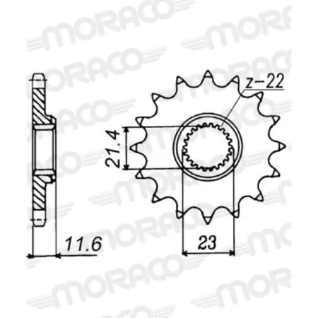 Pignon Supersprox PSBCst-583:13 Jtf583.13