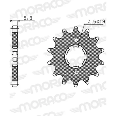 Pignon Supersprox PSB50-32076-12 Jtf1352.12