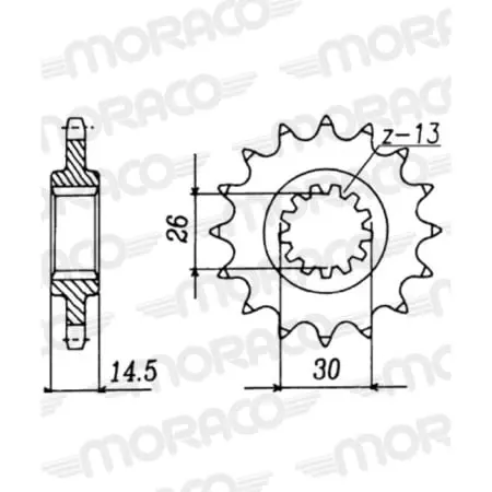 Pignon Supersprox 50-30001-15 Jtf330.15