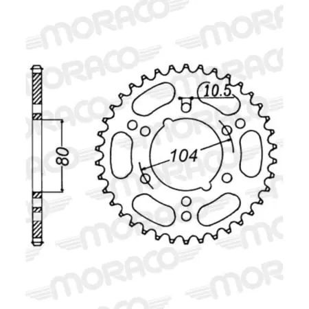Couronne Supersprox Rfe-1478:42-Blk 50-32009-42 Jtr1478-42
