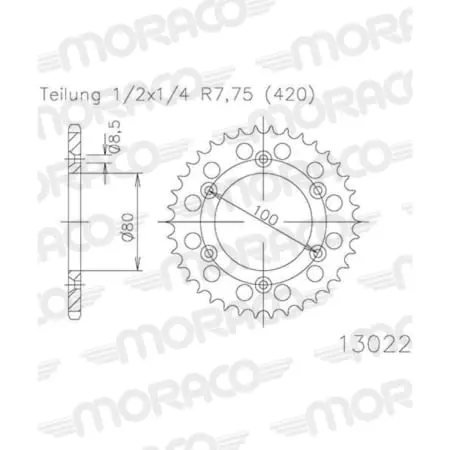 Couronne Supersprox 50-13022-54