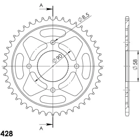 Couronne Supersprox Rfe-803:45-Blk