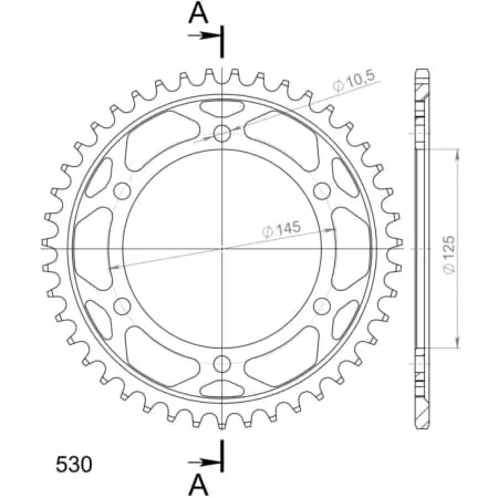 Couronne Supersprox Rfe-865:43Blk Jtr865-43 1-5544-43 50-35004-43