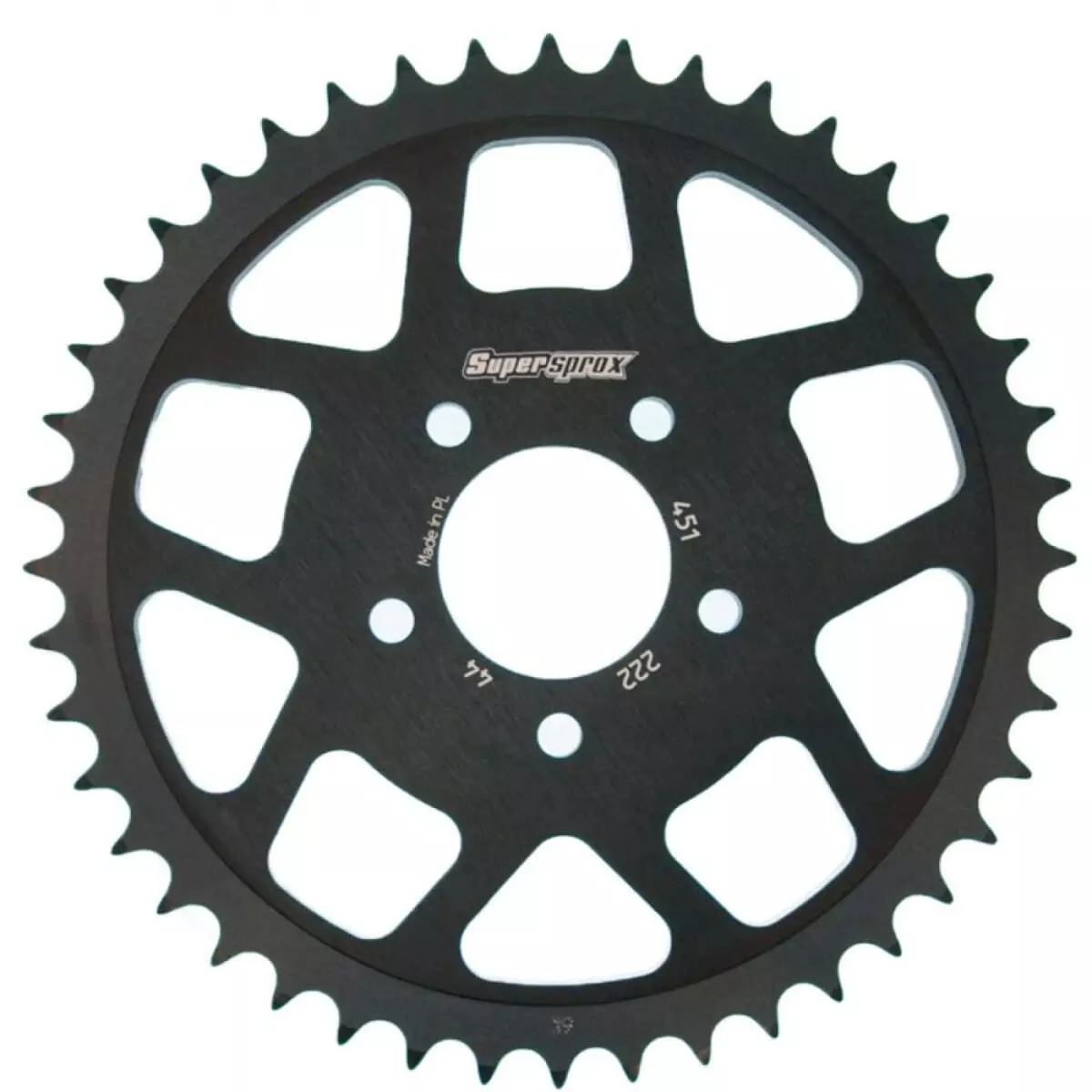 Couronne Supersprox Alu Ral-451:44-Blk (222)