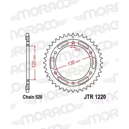 Couronne Supersprox Rfe-846/2:38-Blk Jtr1220-38