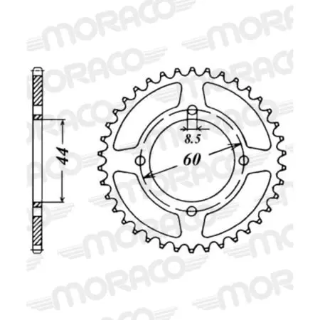 Couronne Supersprox Jtr833-41 50-15010-41
