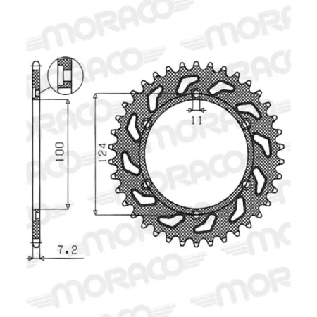 Couronne Supersprox Alu 51-29021-37