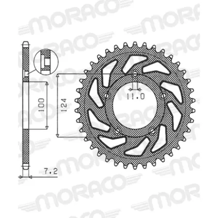 Couronne Supersprox Alu 51-29031-37