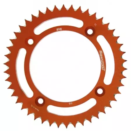 Couronne Supersprox Alu Ral-898:46-Org