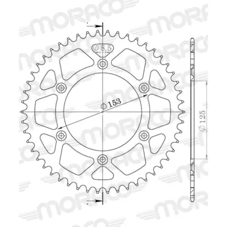 Couronne Superprox Stealth 210.6:50 Noir (Rst-210:50-Blk)