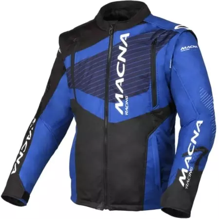 Blouson Macna Crest Noir Bleu