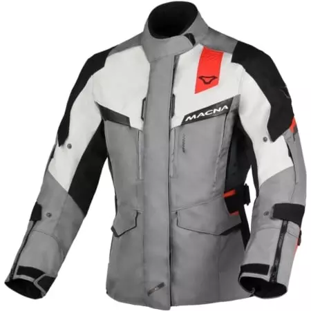 Blouson Femme Macna Zastra Gris Rouge