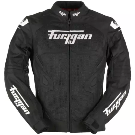 Blouson Furygan Atom Vented Evo Noir Blanc