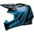 Casque Cross Bell Moto-9S Flex Sprite Noir Brillant Bleu