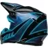 Casque Cross Bell Moto-9S Flex Sprite Noir Brillant Bleu