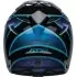 Casque Cross Bell Moto-9S Flex Sprite Noir Brillant Bleu