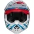 Casque Cross Bell Moto-9S Flex Banshee Blanc Brillant Rouge