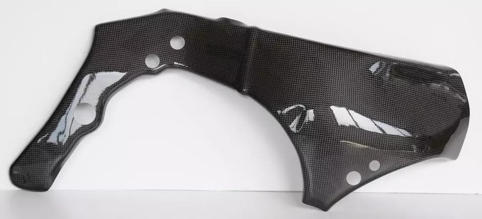 Protection de cadre LIGHTECH carbone brillant Kawasaki Zx10R