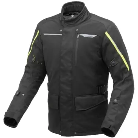 Veste Tucano Urbano 4Stroke Noir Jaune Fluo