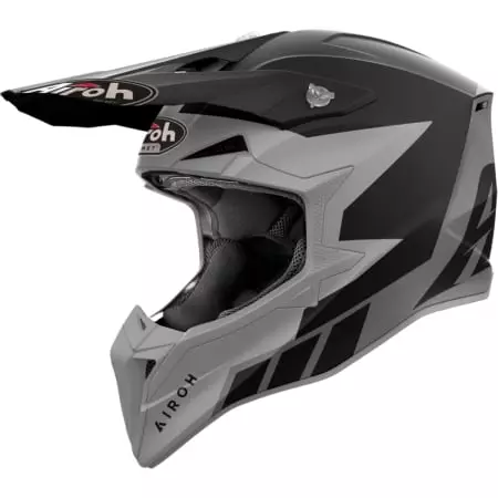 Casque Cross Airoh Wraaap Reloaded Anthracite Mat