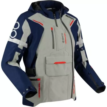 Veste Bering Austral Gore-Tex® Marine Gris Rouge