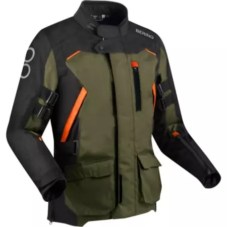 Veste Bering Zephyr Noir Kaki Orange