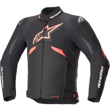 Blouson Alpinestars T-GP R V3 Drystar® Noir Rouge Fluo Blanc