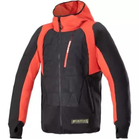 Sweat Alpinestars MO.ST.EQ Hybrid Hooded Noir Rouge