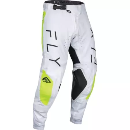 Pantalon Cross Fly Racing Evolution DST Blanc Hi-Vis - Equipement Cross FLY RACING
