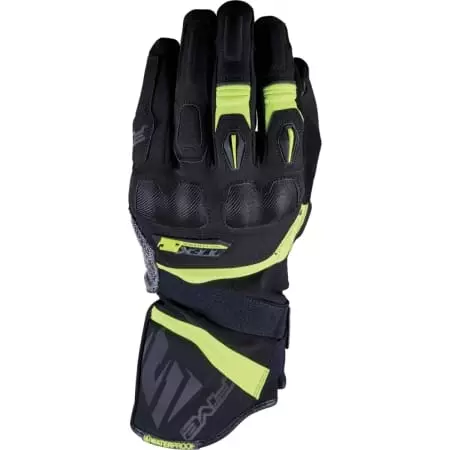 Gants Five TFX2 Waterproof Noir Jaune Fluo