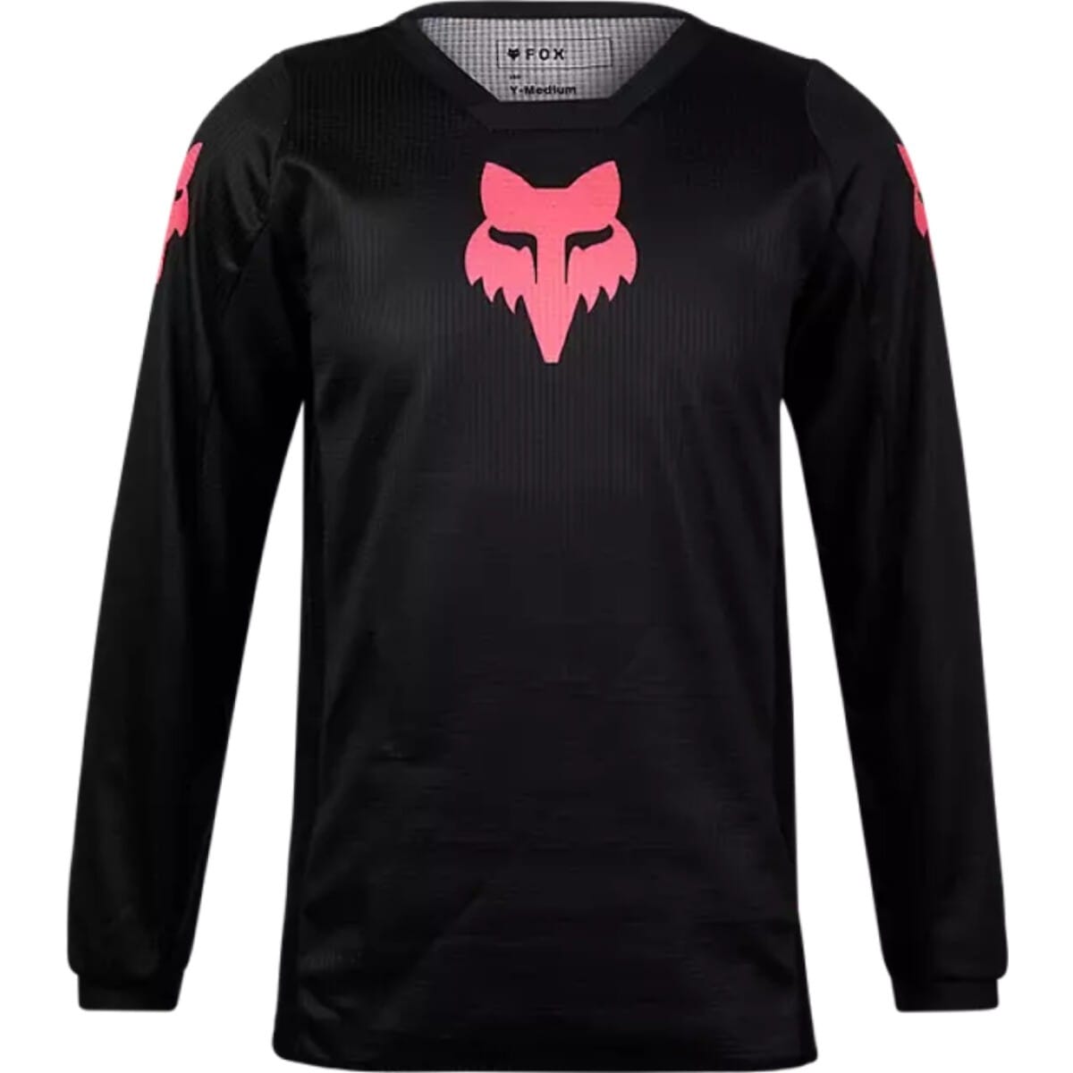 Maillot Cross Enfant Fox 180 Blackout Noir Motif Rose