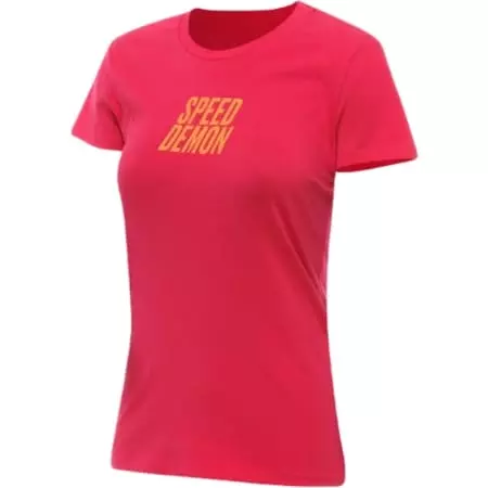 T-Shirt Femme Dainese Speed Demon Veloce Rose