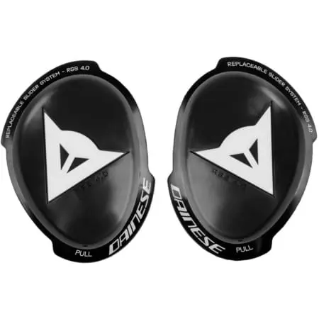 Sliders Genoux Dainese RSS 4.0 Noir Blanc