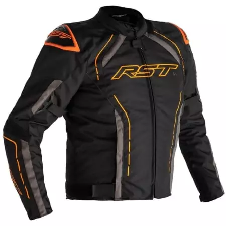 Blouson RST S-1 Noir Gris Orange