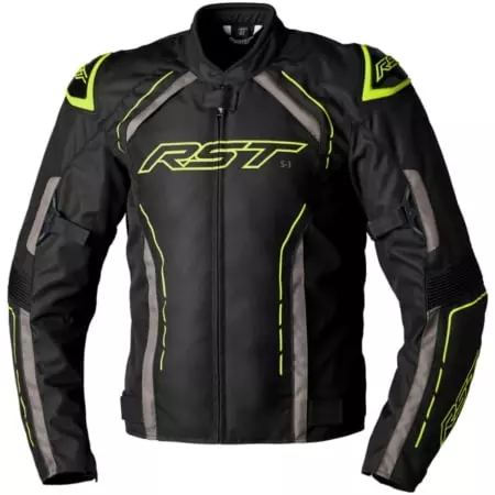 Blouson RST S-1 Noir Gris Jaune Fluo