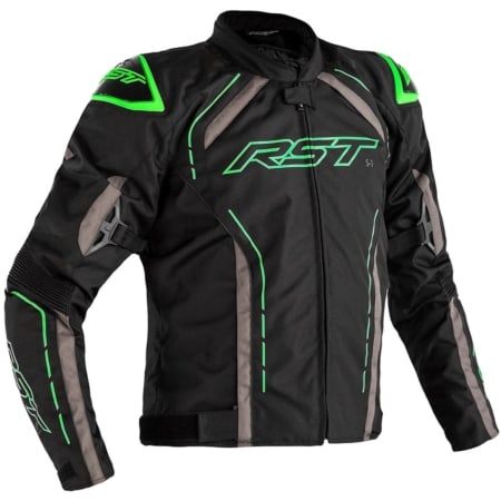 Blouson RST S-1 Noir Gris Vert Fluo - Blouson Moto RST