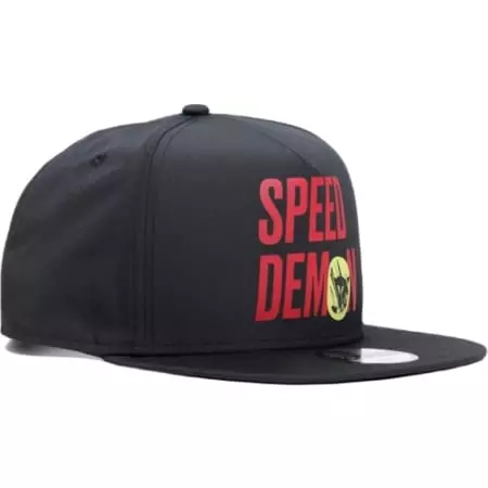 Casquette Dainese C09 Knee Down 9Fifty A-Frame Noir Rouge Jaune